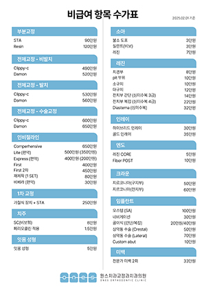 비급여 항목사진